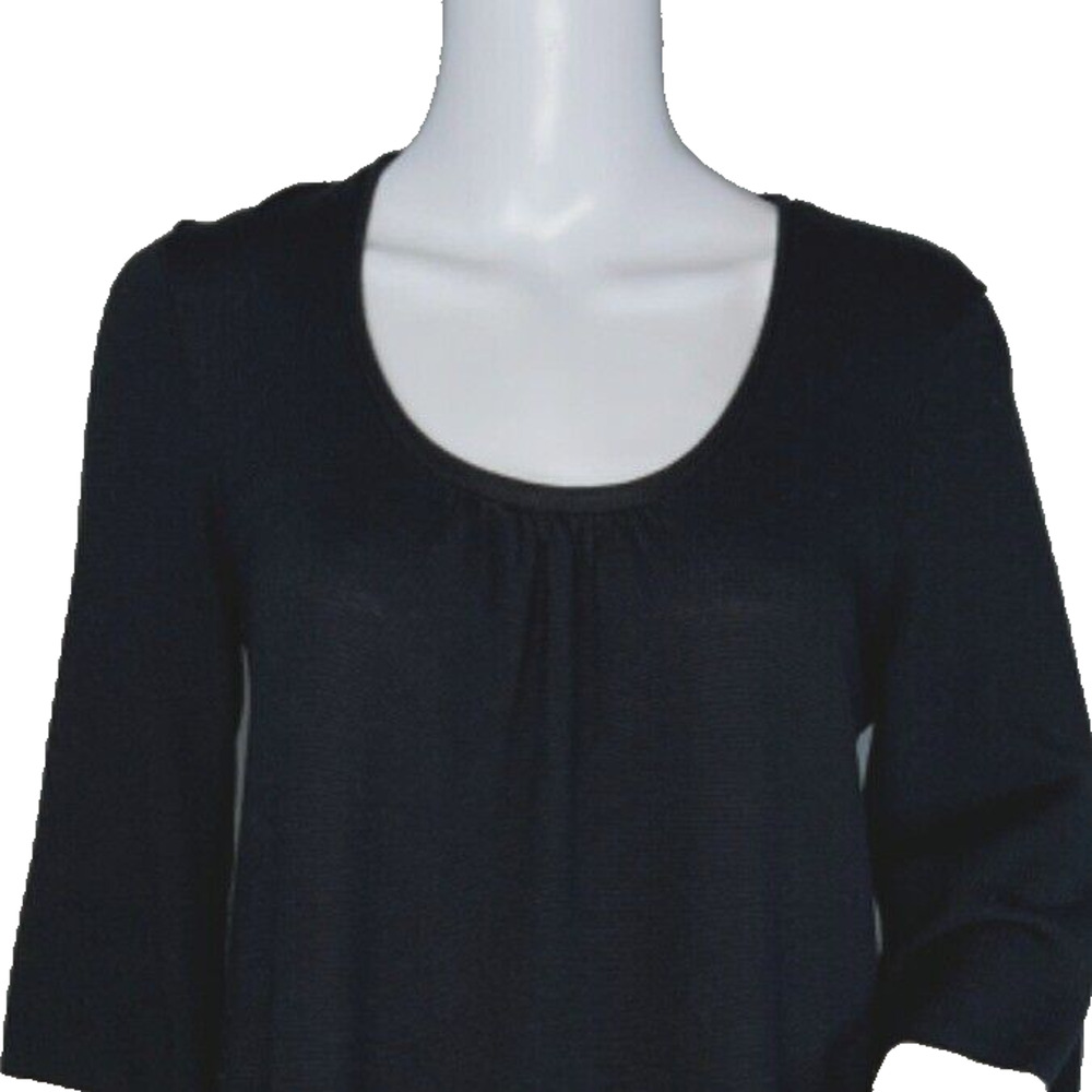 Lilly Pulitzer Dress Womens Medium Black‎ Cream Connie Merino Wool Career Preppy - Picture 6 of 10